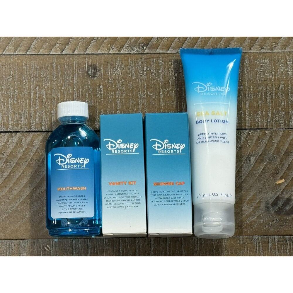 Disney Parks & Resorts H2O Beauty Sea Salt Toiletry Travel Set - 4 Pieces